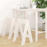 Vidaxl krukken 2 st 40x40x60 cm massief grenenhout wit