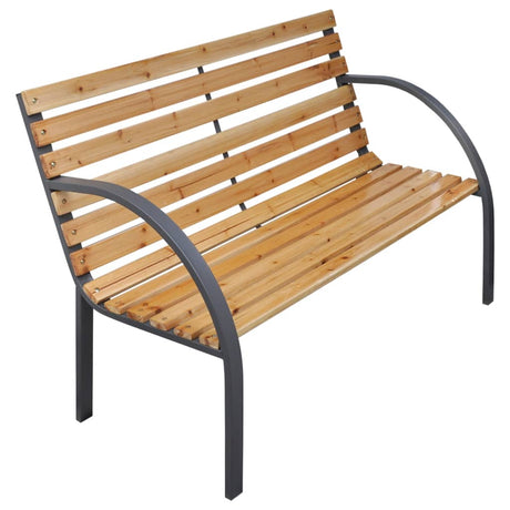 Vidaxl tuinbank 112 cm massief vurenhout