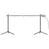 Vidaxx automatisk grill med motor 150x46,5x82,5 cm rustfrit stål