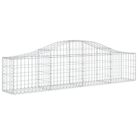 Vidaxx Gabion hvælvede 200x30x40 60 cm galvaniseret jern