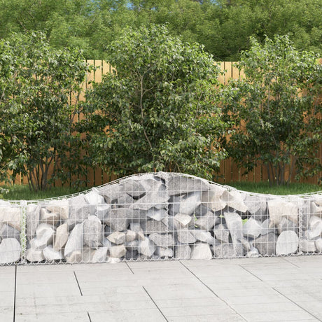 Vidaxx Gabion hvælvede 200x30x40 60 cm galvaniseret jern