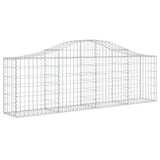 Vidaxx Gabion hvælvede 200x30x60 80 cm galvaniseret jern