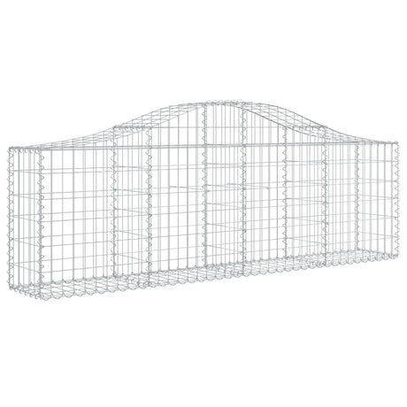 Vidaxx Gabion hvælvede 200x30x60 80 cm galvaniseret jern