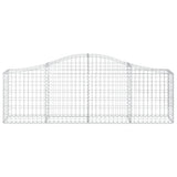 Vidaxx Gabion hvælvede 200x30x60 80 cm galvaniseret jern