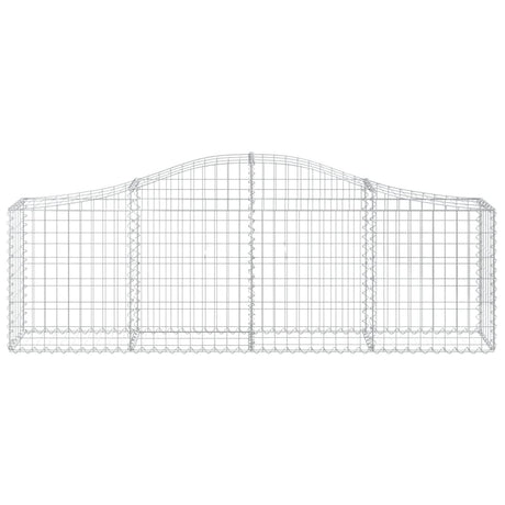 Vidaxx Gabion hvælvede 200x30x60 80 cm galvaniseret jern