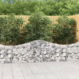 Vidaxx Gabion hvælvede 200x30x60 80 cm galvaniseret jern