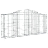 Vidaxx Gabion hvælvede 200x30x80 100 cm galvaniseret jern