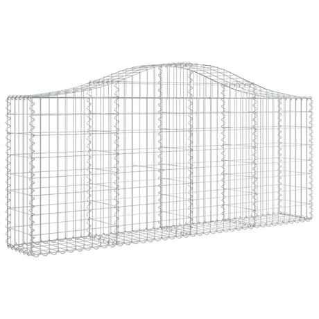 Vidaxx Gabion hvælvede 200x30x80 100 cm galvaniseret jern