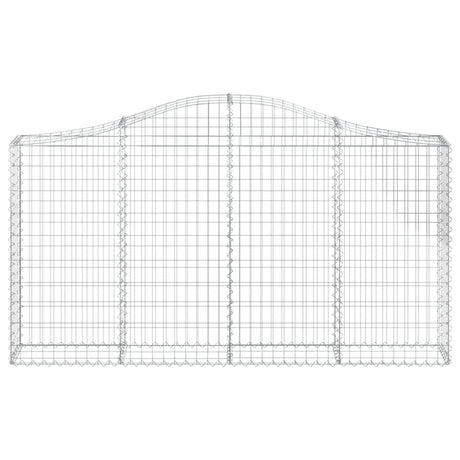 Vidaxx Gabion hvælvede 200x30x100 120 cm galvaniseret jern