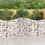 Vidaxx Gabion hvælvede 200x30x100 120 cm galvaniseret jern