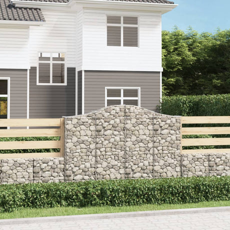 Vidaxx gabion hvælvet 200x30x140 160 cm galvaniseret jern