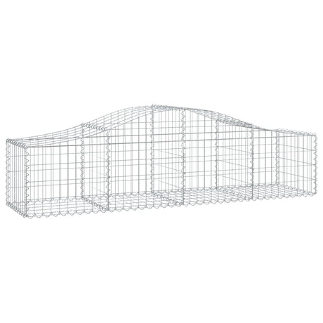 Vidaxx Gabion hvælvede 200x50x40 60 cm galvaniseret jern