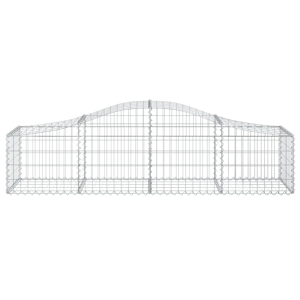 Vidaxx Gabion hvælvede 200x50x40 60 cm galvaniseret jern