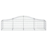 Vidaxx Gabion hvælvede 200x50x40 60 cm galvaniseret jern