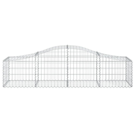Vidaxx Gabion hvælvede 200x50x40 60 cm galvaniseret jern