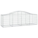 Vidaxx Gabion hvælvede 200x50x60 80 cm galvaniseret jern