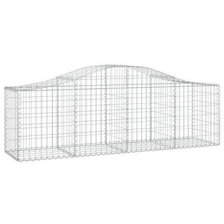 Vidaxx Gabion hvælvede 200x50x60 80 cm galvaniseret jern