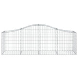 Vidaxx Gabion hvælvede 200x50x60 80 cm galvaniseret jern