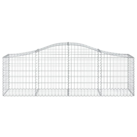 Vidaxx Gabion hvælvede 200x50x60 80 cm galvaniseret jern