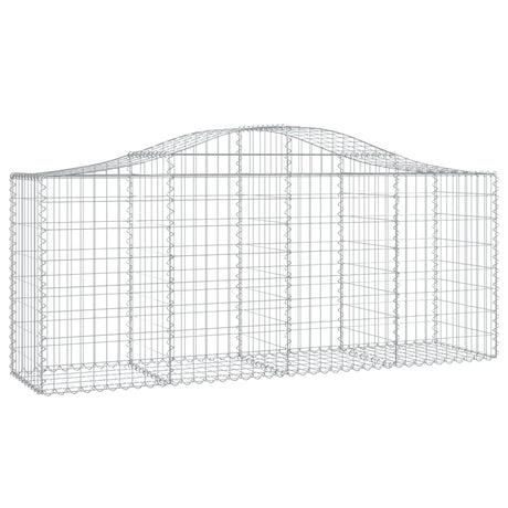 Vidaxx Gabion hvælvede 200x50x80 100 cm galvaniseret jern