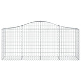 Vidaxx Gabion hvælvede 200x50x80 100 cm galvaniseret jern