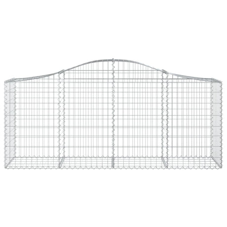 Vidaxx Gabion hvælvede 200x50x80 100 cm galvaniseret jern