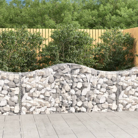 Vidaxx Gabion hvælvede 200x50x80 100 cm galvaniseret jern