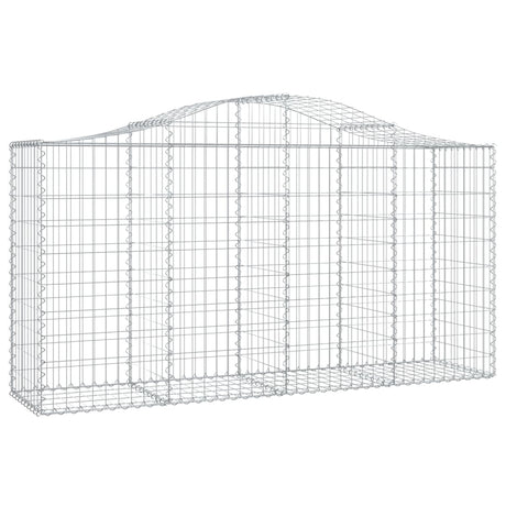 Vidaxx Gabion hvælvede 200x50x100 120 cm galvaniseret jern