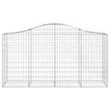 Vidaxx Gabion hvælvede 200x50x100 120 cm galvaniseret jern