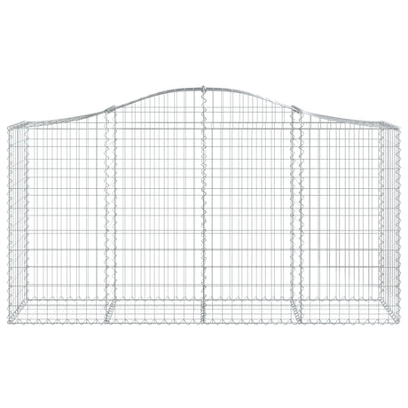 Vidaxx Gabion hvælvede 200x50x100 120 cm galvaniseret jern