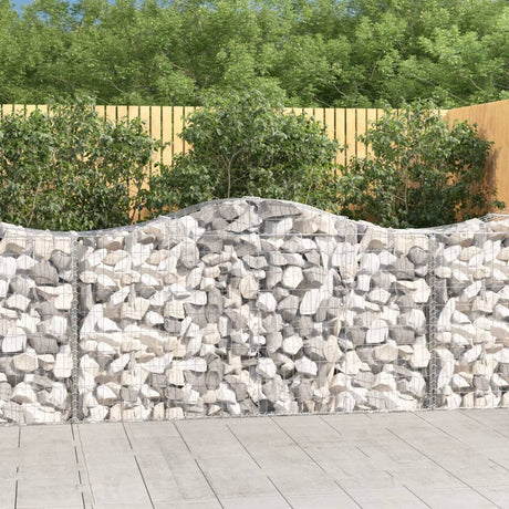 Vidaxx Gabion hvælvede 200x50x100 120 cm galvaniseret jern