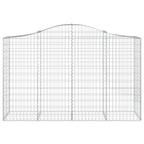 Vidaxx Gabion hvælvede 200x50x120 140 cm galvaniseret jern
