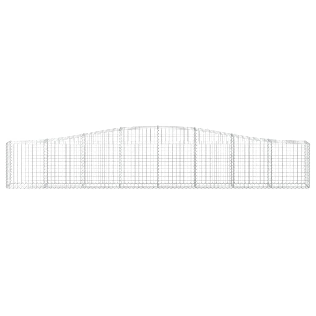 Vidaxx Gabion hvælvede 400x30x60 80 cm galvaniseret jern