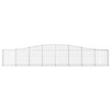Vidaxx Gabion hvælvede 400x30x60 80 cm galvaniseret jern