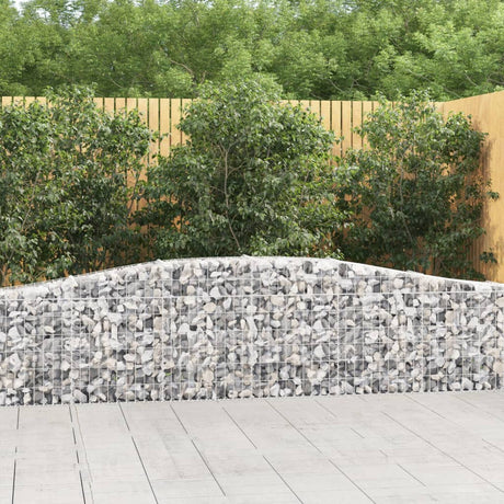 Vidaxx Gabion hvælvede 400x30x60 80 cm galvaniseret jern