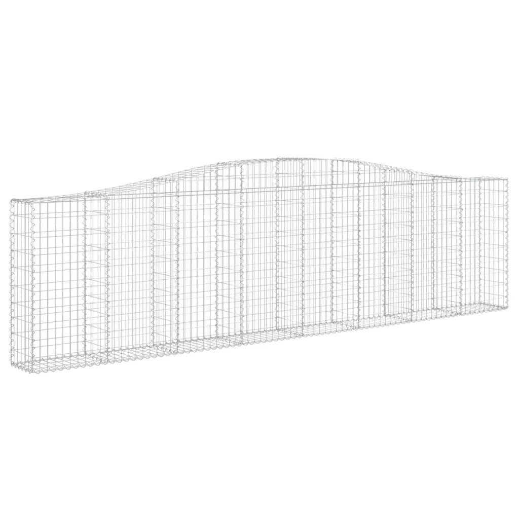 Vidaxl Gabion hvælvede 400x30x100 120 cm galvaniseret jern