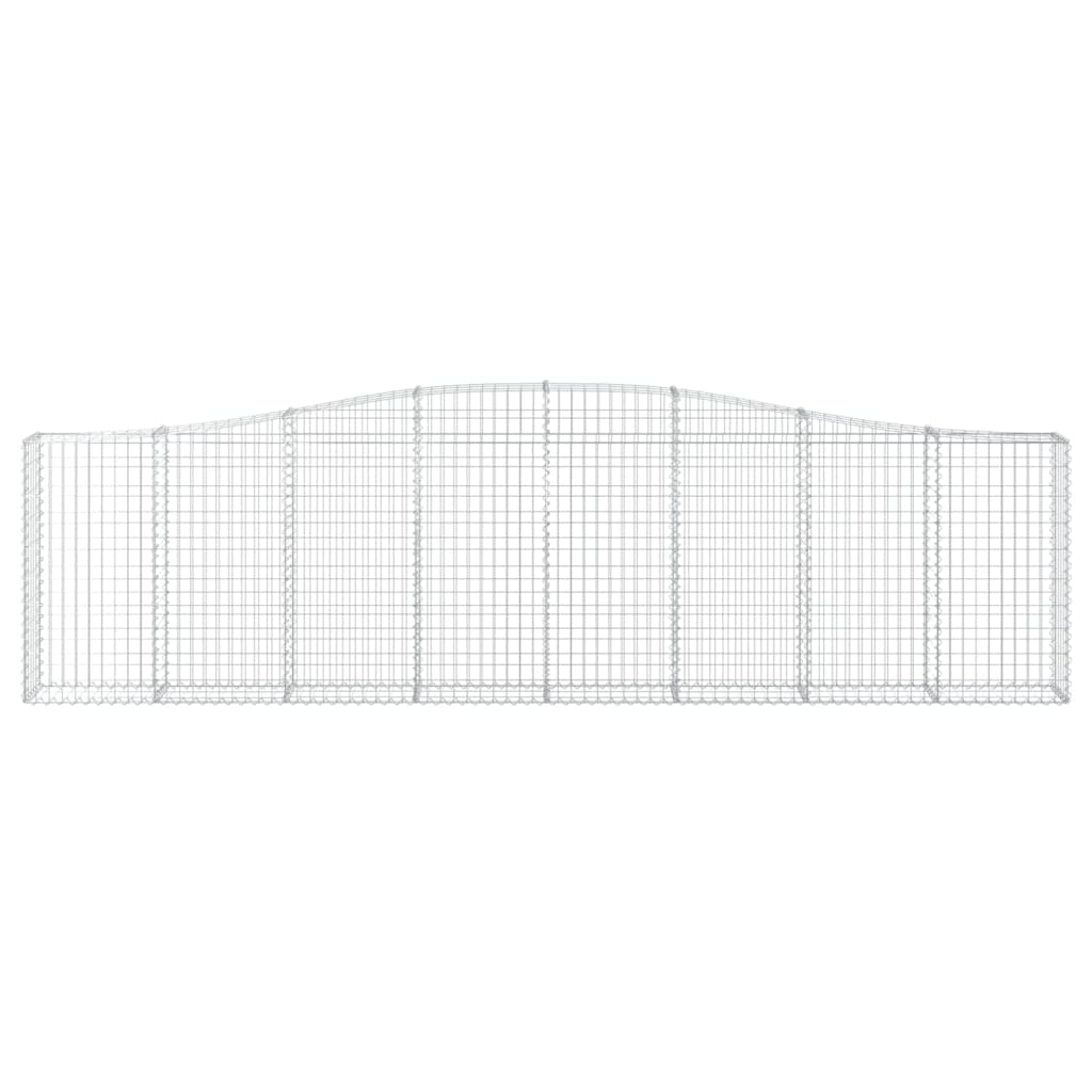 Vidaxl Gabion hvælvede 400x30x100 120 cm galvaniseret jern