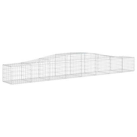 Vidaxx Gabion hvælvede 400x50x40 60 cm galvaniseret jern