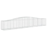 Vidaxl Gabion hvælvede 400x50x60 80 cm galvaniseret jern