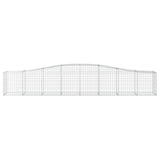 Vidaxl Gabion hvælvede 400x50x60 80 cm galvaniseret jern