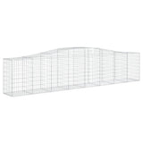 Vidaxl Gabion hvælvede 400x50x80 100 cm galvaniseret jern