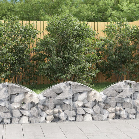 Vidaxx Gabion hvælvede 100x30x40 60 cm galvaniseret jern