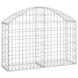 Vidaxx Gabion hvælvede 100x30x60 80 cm galvaniseret jern