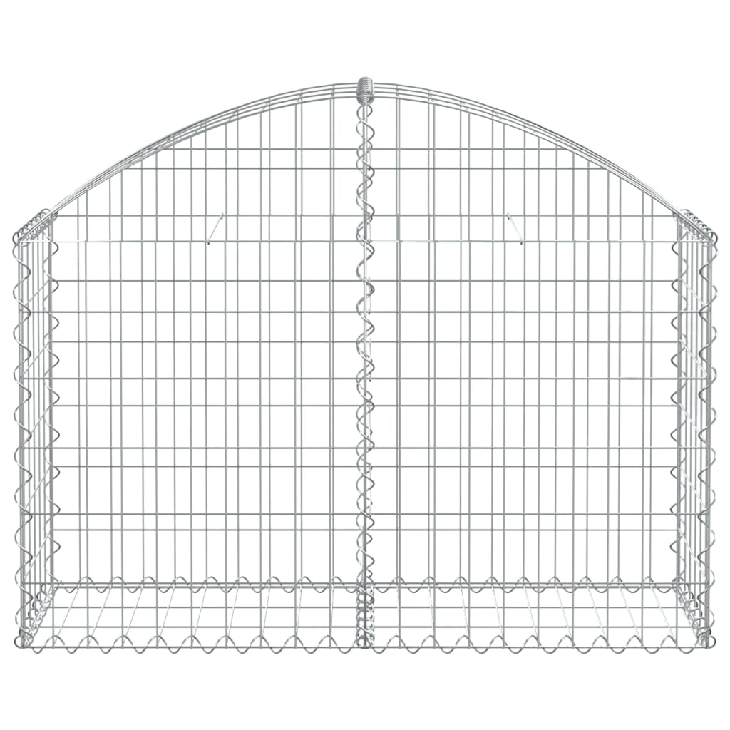 Vidaxx Gabion hvælvede 100x30x60 80 cm galvaniseret jern