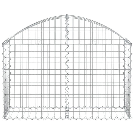Vidaxx Gabion hvælvede 100x30x60 80 cm galvaniseret jern