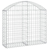 Vidaxx Gabion hvælvede 100x30x80 100 cm galvaniseret jern