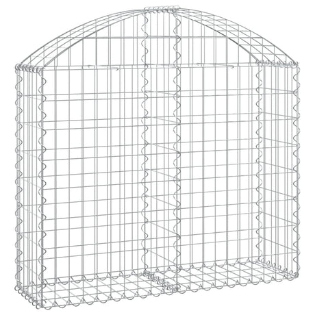 Vidaxx Gabion hvælvede 100x30x80 100 cm galvaniseret jern