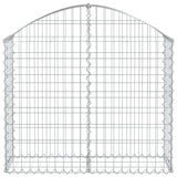 Vidaxx Gabion hvælvede 100x30x80 100 cm galvaniseret jern