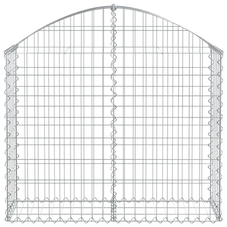 Vidaxx Gabion hvælvede 100x30x80 100 cm galvaniseret jern