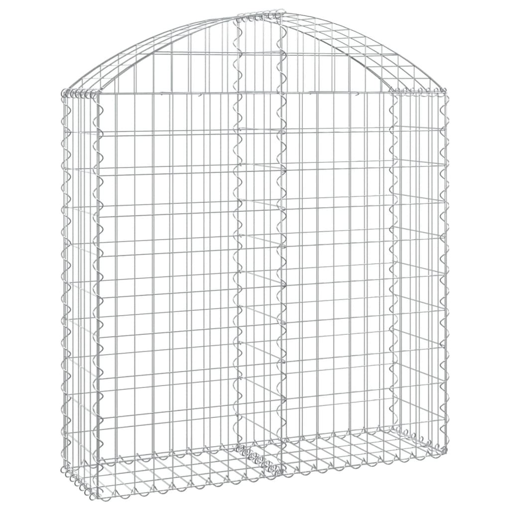 Vidaxx Gabion hvælvede 100x30x100 120 cm galvaniseret jern